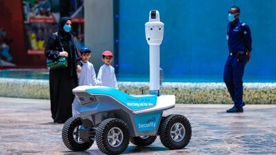 The cyber security team offer crucial support to their human colleagues at the mall