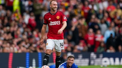 Christian Eriksen - 6. Beautiful pirouette to start a ninth- minute attack as United started on the front foot with high pressing. Tried to set up attacks for United who had 14 shots, but only four on target. Brighton had 10 shots – eight on target. AP