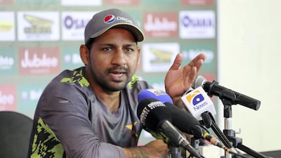 Pakistan captain Sarfraz Ahmed hopes to win an 11th T20 series in a row when his side take on New Zealand in the UAE. Pawan Singh / The National