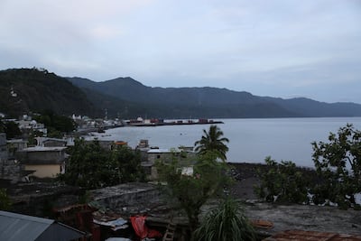 The port in Anjouan, the Comoro Islands, which takes its name from the Arabic word 'qamar', meaning 'moon'. AFP