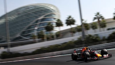 Dutch Formula One driver Max Verstappen of Red Bull Racing in action during a post-season test session at Yas Marina Circuit in Abu Dhabi. EPA