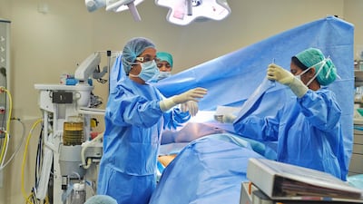People who undergo surgery soon after recovering from Covid-19 are more likely to develop dangerous blood clots, a study involving 12 hospitals in the UAE has found. Photo: Antonie Robertson / The National