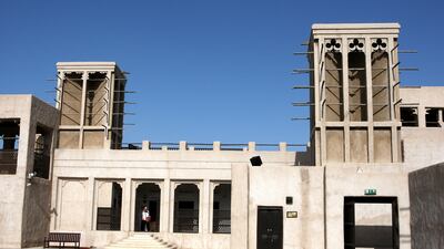 Sheikh Saeed Al Maktoum House is on Dubai Creek in Al Shindagha. It was established around 1894 and is named after Sheikh Saeed bin Maktoum Al Maktoum, who ruled Dubai from 1912 to 1958. Pawan Singh / The National