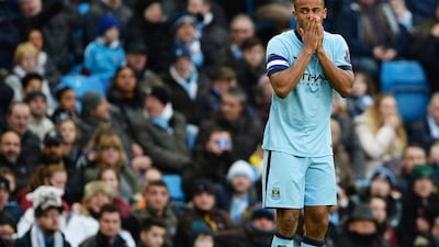Manchester City's Vincent Kompany. EPA