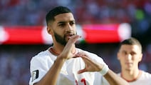 Morocco's Ismael Saibari celebrates scoring an early goal against Scotland. Reuters