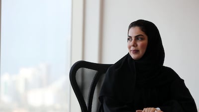 Nawal Al Hossani, who lives in Umm Al Quwain, works for Ajman executive council as well as volunteering for Expo 2020 Dubai. Chris Whiteoak / The National
