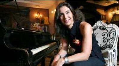 Ghada Kunash at her antiques shop at The Walk in Jumeirah Beach Residence, Dubai.