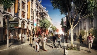 Motiongate Dubai will encompass 372,000 square metres and is anticipated to attract three million visitors a year. Courtesy Dubai Parks and Resorts