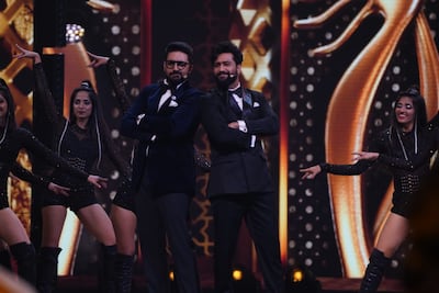Actor Vicky Kaushal, right, who hosted the IIFA Awards with Abhishek Bachchan in 2023, will return as a performer. Photo: IIFA