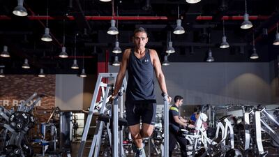 Emirati fitness guru Essa Al Ansari will hold a talk on healthy eating and physical activity this Saturday at Flow, Jumeirah Emirates Towers, Dubai. Courtesy Flow Dubai