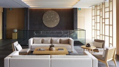 The reception area. Courtesy Aman Resorts