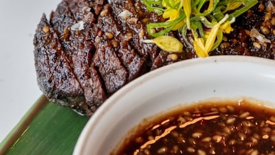 A spicy beef fish from Roka