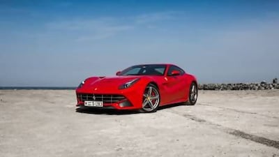 The Ferrari F12 Berlinetta is a near perfect marriage of aerodynamics and beautiful design. Courtesy of Moe Najati / Awesome Group