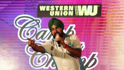 Jaspreet sings during the Camp Ka Champ – DU singer of the Season competition.