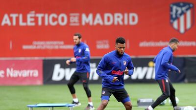 Atletico Madrid's French midfielder Thomas Lemar. EPA