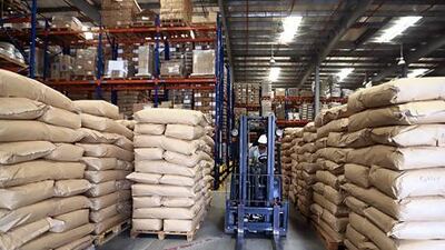 Pallets of tea are being prepared for shipment in the warehouse of the Dubai Tea Trading Centre. Dubai is the biggest re-exporter of tea in the world. Sarah Dea / The National