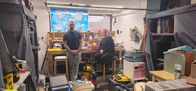 Walid and Joujou of Mr & Mrs Vintage Typewriters have restored thousands of machines over the past decade for writers, collectors and families. Photo: Mr & Mrs Typewriters