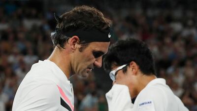 Roger Federer was supportive of Hyeon Chung after the South Korean retired hurt in their Australian Open semi-final. Edgar Su / Reuters