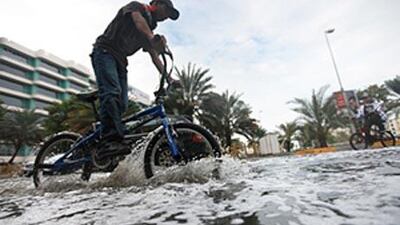 Overcast skies, light rain and possible thunder showers are likely to continue today.