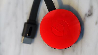 The new Google Chromecast. Justin Sullivan / Getty Images / AFP