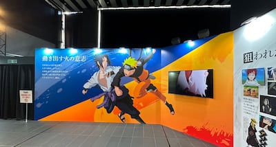 Naruto The Gallery exhibition pays homage to the popular manga and anime series. Photo: Akiba