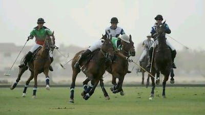 Ignacio "Nachi" Heguy, shooting, has been a goal-scoring machine for Zedan Saudi Arabia but he may meet his match in Ghantoot's Hugo Barabucci.