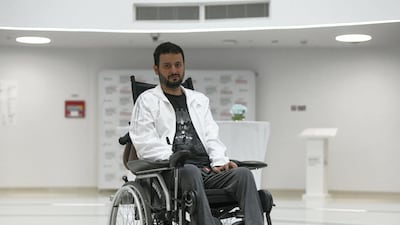 Mohammed Al Hossani said his ongoing treatment at the hospital was fantastic. Khushnum Bhandari / The National