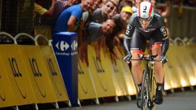 Fabian Cancellara is the first winner on the Tour de France, taking the prologue stage, a 6.4km time trial to Liege on Saturday.