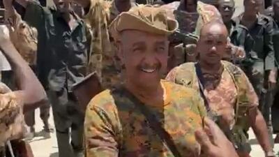 Gen Abdel Fattah Al Burhan said the Sudanese army was committed to 'law, democracy and institutions'. Photo: Sudanese Armed Forces