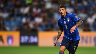 Giovanni Di Lorenzo of Italy in action. Getty Images