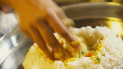 Eating with hands allows you to experience an intimacy with food.