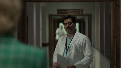 Humayun Saeed in the fifth season of The Crown. Photo: Netflix