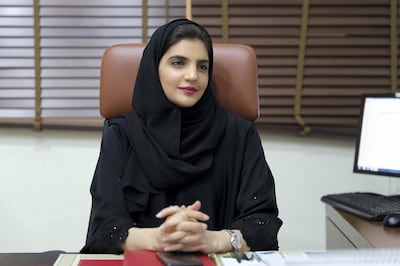 Fatema Al Bedwawi, director of the Human Rights Department at the Abu Dhabi Judicial Department. Pawan Singh / The National