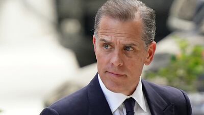 Hunter Biden arrives at federal court in Wilmington, Delaware. Reuters