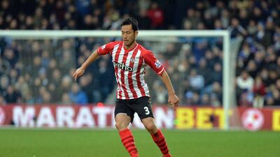 Left-back: Maya Yoshida, Southampton. With their specialist left-backs suspended and injured, respectively, centre-back Yoshida had to stand in for much of the match at QPR. (Photo: Glyn Kirk / AFP)