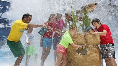 Visit Yas Waterworld and enjoy the Jump, Bounce and Splash event that runs until January 6. Yas Waterworld