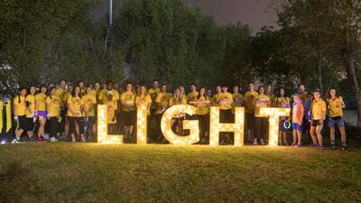 The 2018 Darkness into the Light walk in Abu Dhabi