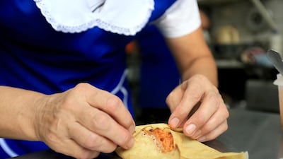 It’s important to mention that the food at Russian Kitchen House is primarily Ukrainian. When Iryna went to the municipality to get a license for her Ukrainian restaurant, she says, “They asked, ‘Why Ukrainian? Nobody knows Ukrainian.’ They gave us advice to call it Russian food.” Ravindranath K / The National