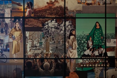 A work by Hala Elkoussy when the Egyptian-born artist won the Abraaj Capital Art Prize, as it was then known, at Art Dubai in 2010. Courtesy Art Jameel