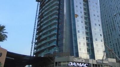 Damac Heights has topped out. Courtesy Damac