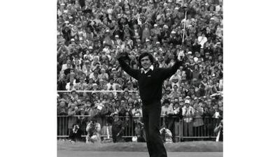 Even in black and white, Seve Ballesteros was a vivid image who transcended mere drives and putts. AP Photo