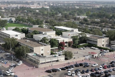 The Mushrif campus of the International School of Choueifat when it was a busy site full of young people. ISC