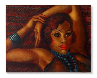 Mahmoud Said's La Fille aux yeux verts (The Girl with the Green Eyes). Photo: Christie's