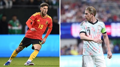 Belgium's World Cup colours. Getty Images