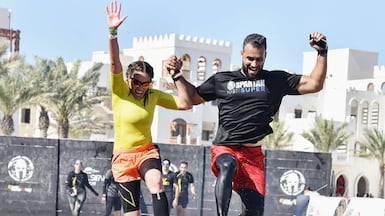 Tania Lolla Kaddoura met her husband Mohammed while taking part in a Dubai Fitness Challenge event. Photo: Tania Lolla Kaddoura