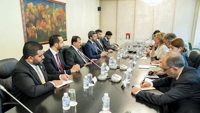 Sheikh Abdullah bin Zayed in Bulgaria. Wam