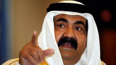 Sheikh Hamad bin Khalifa Al Thani, shown during a meeting in Zagreb in April 2009, has handed over power to his son, Sheikh Tamim.