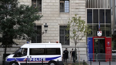 French police and security forces establish a security perimeter. EPA