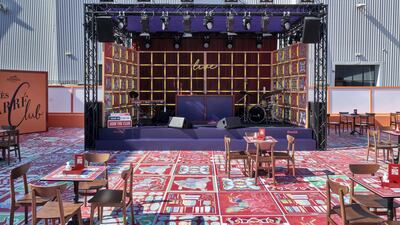 One of the outdoor areas at the Hermes Carre Club. Courtesy Hermes