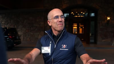 The Kremlin gave no explanation for its ban of Hollywood producer Jeffrey Katzenberg. Getty Images / AFP